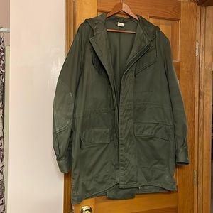 Hunting/military trench coat